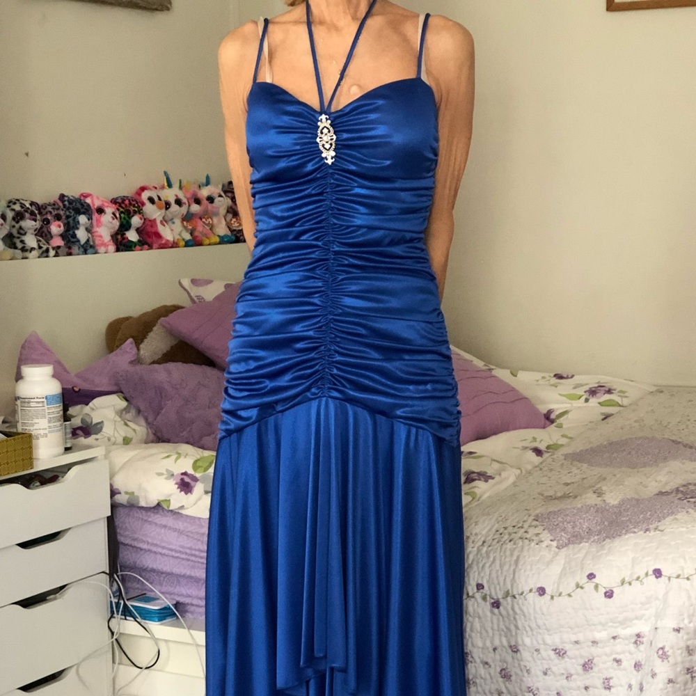 Beautiful elegant women’s evening dress